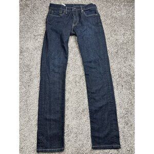 Levi’s 511 Slim Fit‎ Jeans Men 32x34 Dark Wash Stretch Denim Mid Rise Straight